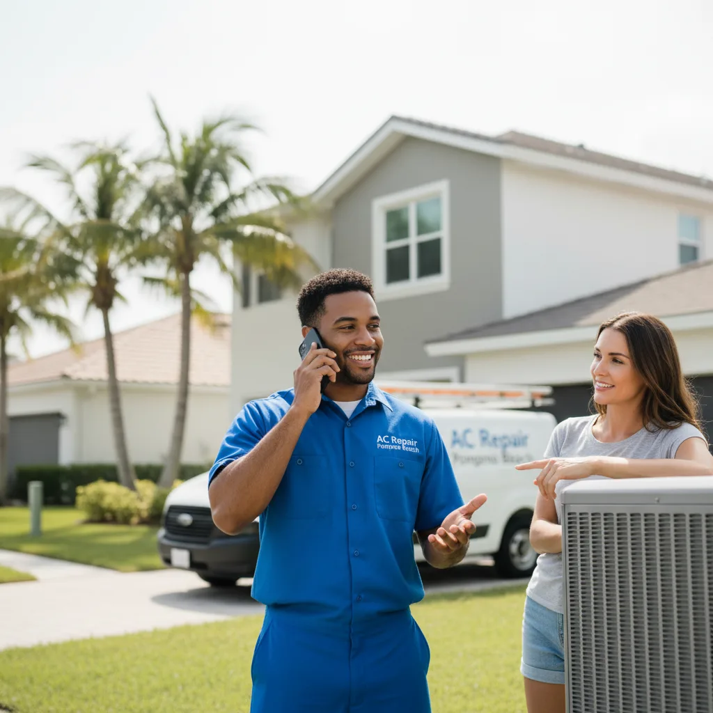 AC Repair Pompano Beach customer support in Enola